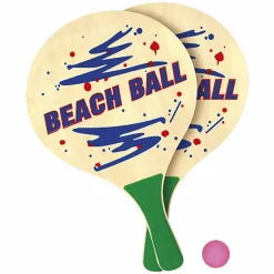 SUN&SPORT Racchette da spiaggia in legno .> Giocattoli Mare