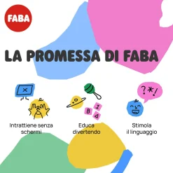 FABA Raccontastorie interattivo +, cassa audio con personaggio sonoro me><noscript><img width=