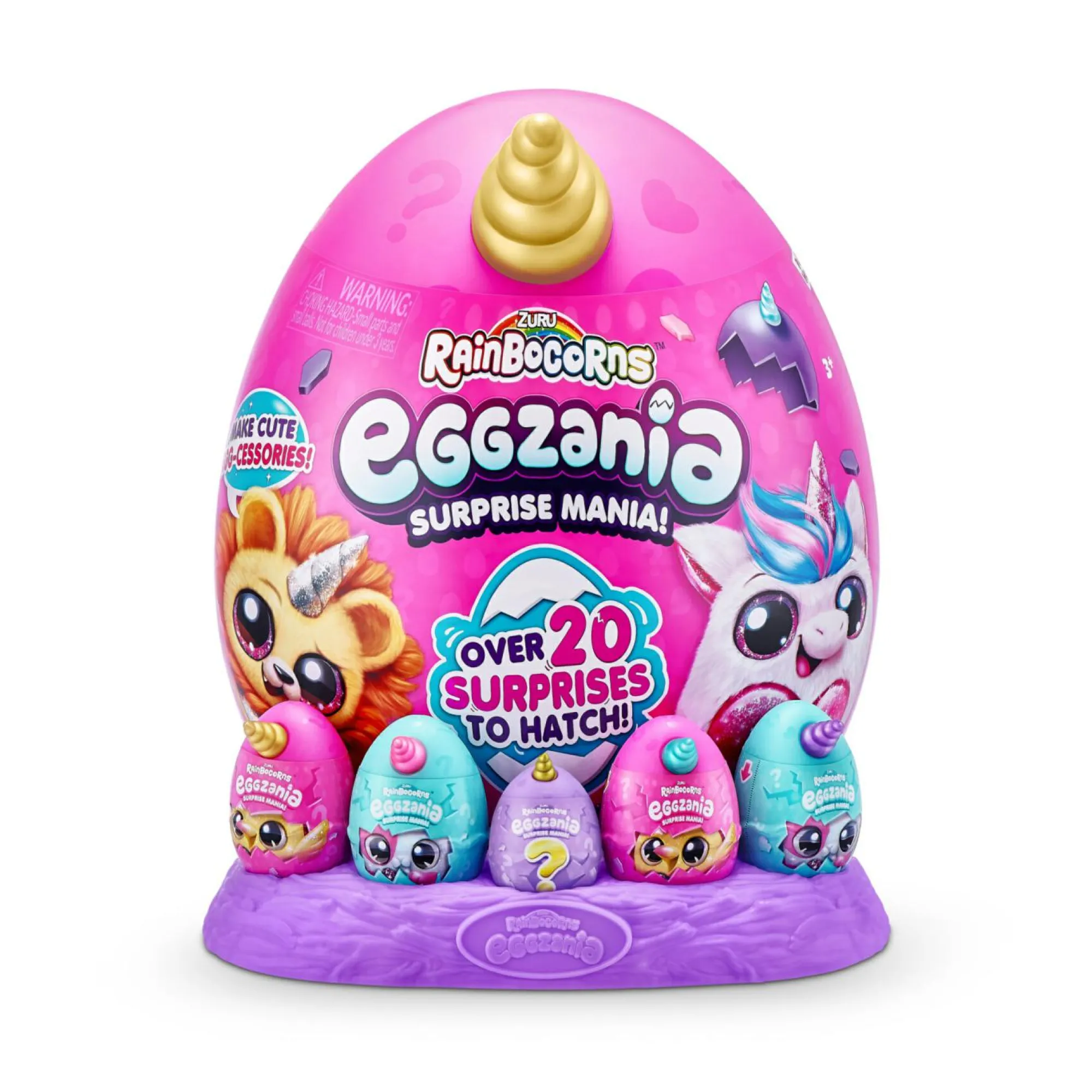 Rainbocorns – eggzania surprise plush mania di zuru> Peluche Tradizionali
