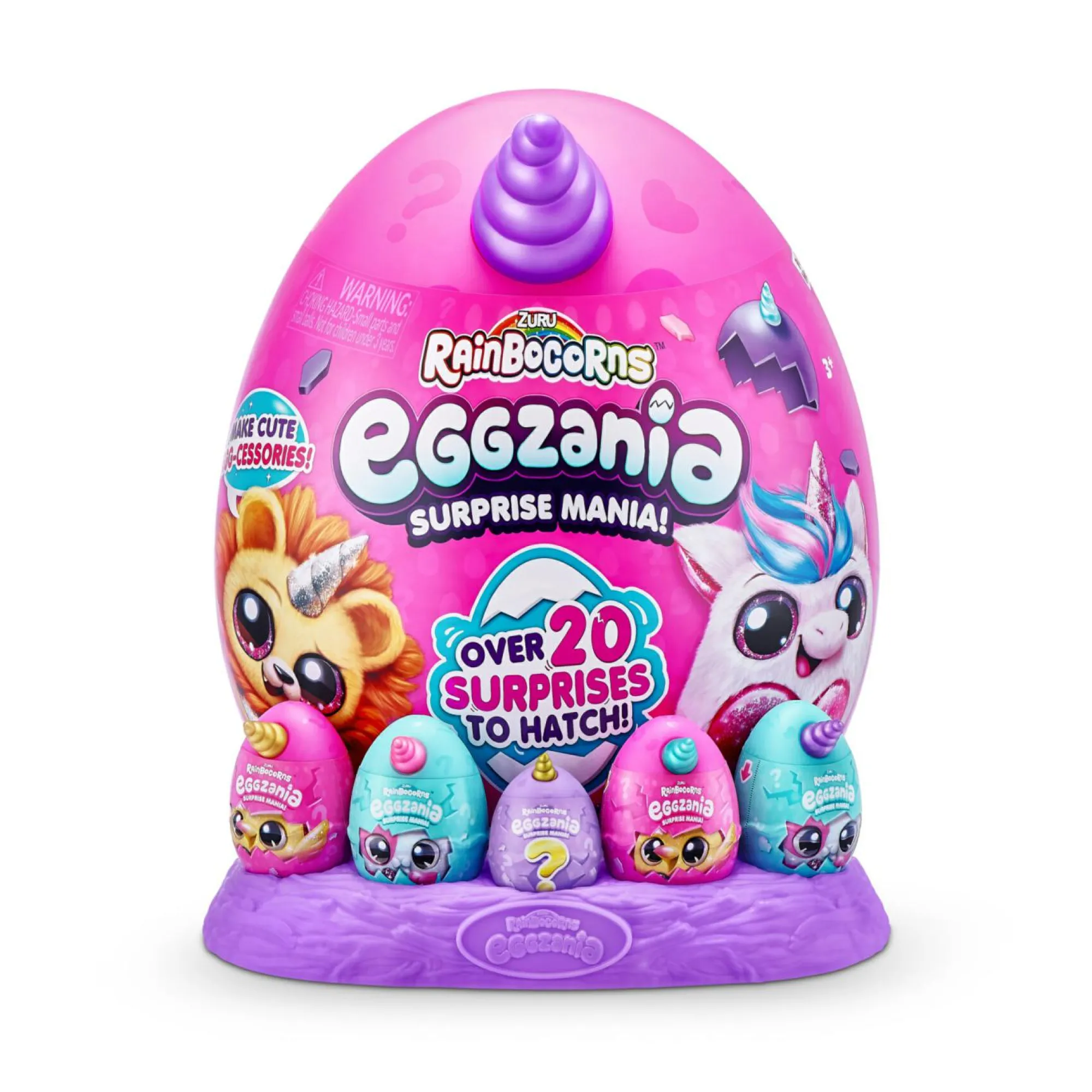 Rainbocorns – eggzania surprise plush mania di zuru> Peluche Tradizionali