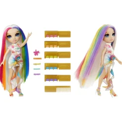 Rainbow High bambola hair chalk & style – amaya – bambola arcobaleno da 28 cm, gesso per capelli lavabile> Fashion Dolls