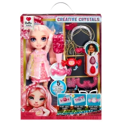 Rainbow High creative crystals bella – bambola fashion arcobaleno da 28 cm con kit per accessori di cristallo, anello per te, fai da te> Fashion Dolls