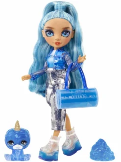 Rainbow High fashion doll con slime  & cucciolo – skyler (blu) – bambola scintillante da 28 cm con slime, animale magico e accessori alla moda><noscript><img width=