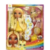 Rainbow High fashion doll con slime & animale – sunny (giallo) – bambola da 28 cm con slime scintillante, animale magico e accessori alla moda> Fashion Dolls