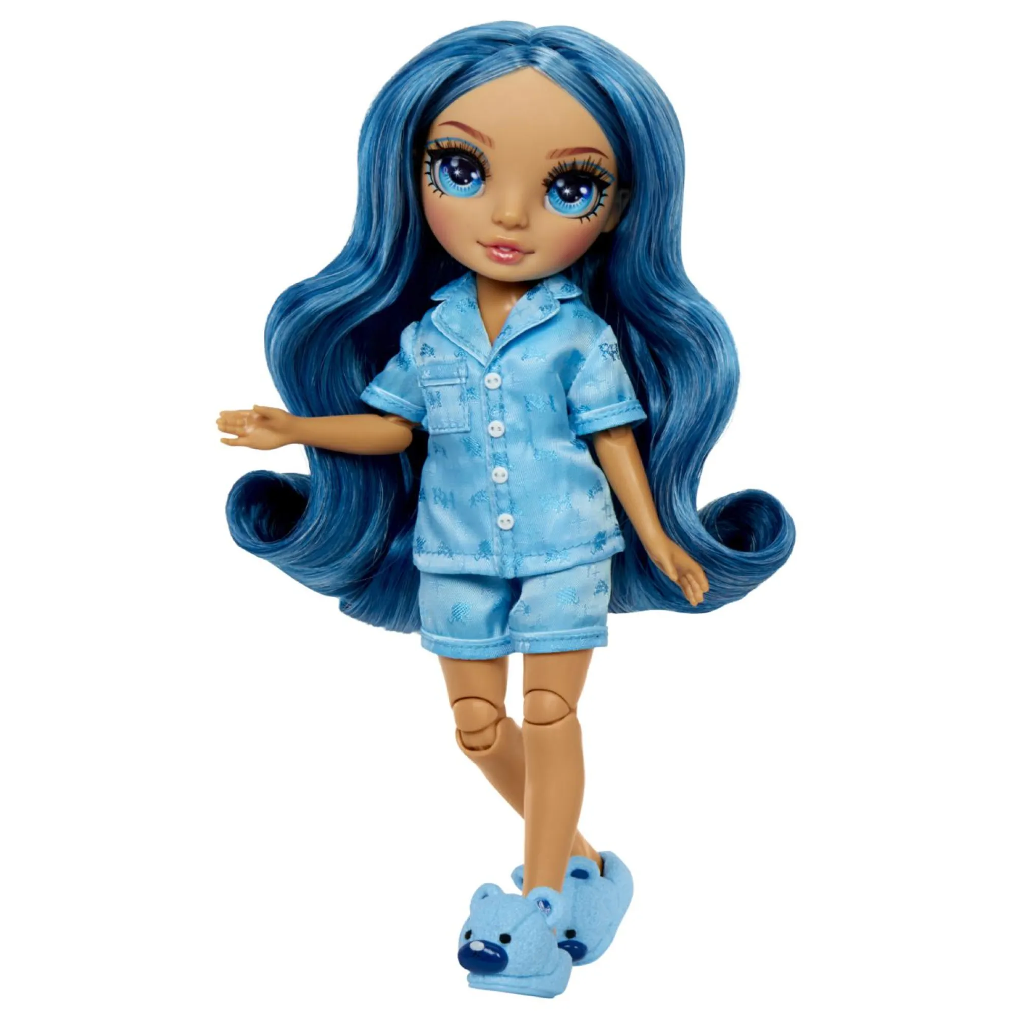 Rainbow High junior high pj party – skyler bradshow – bambola snodata da 22 cm con morbida tutina, pantofole e accessori da gioco> Fashion Dolls
