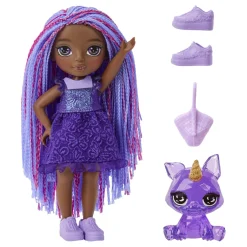 Rainbow High littles – bambola fashion piccola e snodabile – 3 bambole assortite alte 14 cm con borsa e unicorno magico e accessori fashion><noscript><img width=