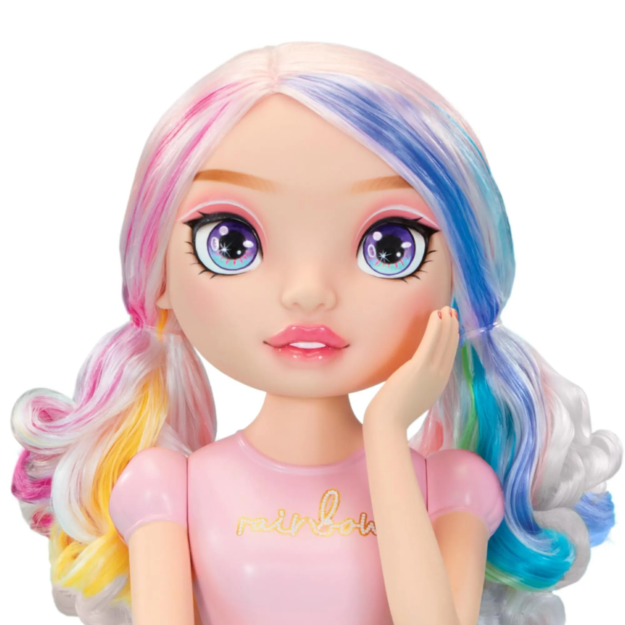 Rainbow High styling head – bella! set gioco 4-in-1 con creme per capelli lavabili, smalto per unghie e accessori per colorare> Fashion Dolls