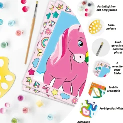 RAVENSBURGER  – creart serie junior, mostriciattoli, kit dipingere con i numeri, gioco creativo per maschi e femmine dai 5+ anni di età><noscript><img width=