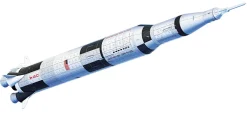 RAVENSBURGER – 3d puzzle apollo saturn v rocket, razzo spaziale, 440 pezzi, 8+ anni><noscript><img width=
