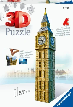 RAVENSBURGER – 3d puzzle big ben, londra, 216 pezzi, 10+ anni> Puzzle Per Adulti|Puzzle 3D