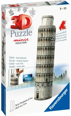 RAVENSBURGER – 3d puzzle mini torre di pisa, 54 pezzi, 8 anni> Puzzle Per Adulti|Puzzle 3D