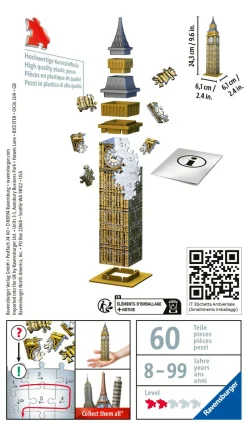 RAVENSBURGER – 3d puzzle mini big ben, 54 pezzi, 8 anni><noscript><img width=