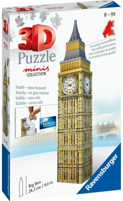 RAVENSBURGER – 3d puzzle mini big ben, 54 pezzi, 8 anni><noscript><img width=