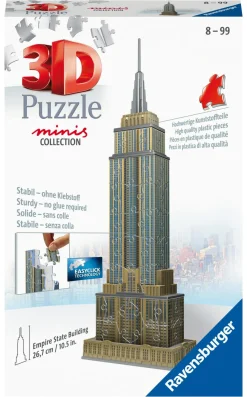 RAVENSBURGER – 3d puzzle mini empire state building, 54 pezzi, 8 anni> Puzzle Per Adulti|Puzzle 3D