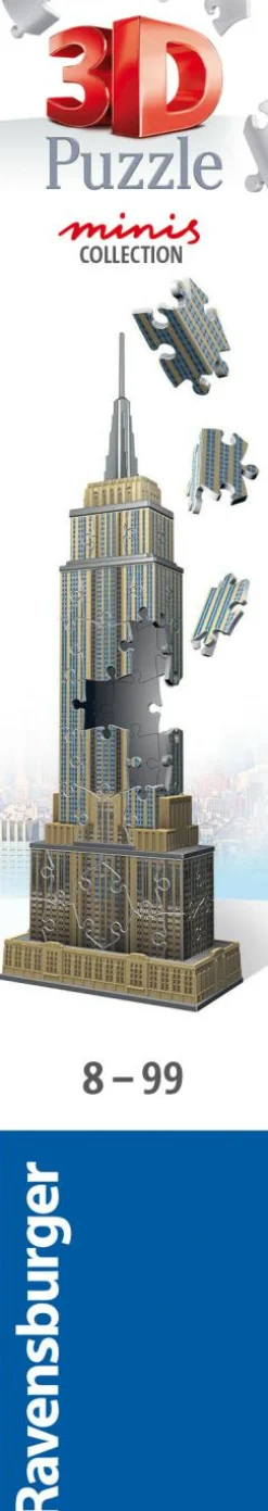 RAVENSBURGER – 3d puzzle mini empire state building, 54 pezzi, 8 anni><noscript><img width=