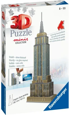 RAVENSBURGER – 3d puzzle mini empire state building, 54 pezzi, 8 anni><noscript><img width=