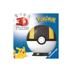 RAVENSBURGER – 3d puzzle pokémon pokéball nera e gialla, 54 pezzi, 6+ anni><noscript><img width=