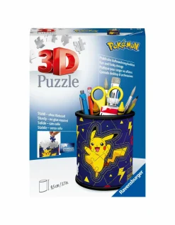 RAVENSBURGER – 3d puzzle portapenne pokémon, 54 pezzi, 6+ anni> Puzzle Per Adulti|Puzzle 3D