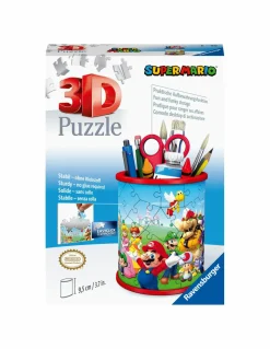 RAVENSBURGER – 3d puzzle portapenne super mario, 54 pezzi, 6+ anni> Puzzle Per Adulti|Puzzle 3D