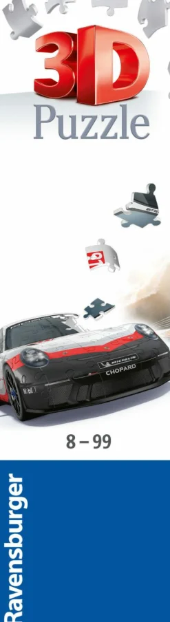 RAVENSBURGER – 3d puzzle porsche 911 gt3 cup, veicolo, 108 pezzi, 10+ anni><noscript><img width=