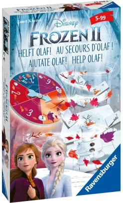 DISNEY PRINCESS Ravensburger – frozen 2 travel, gioco da tavolo tascabile, 2-4 giocatori, 5+ anni><noscript><img width=