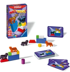 RAVENSBURGER – make’n’break circus travel, gioco da tavolo tascabile, 2-4 giocatori, 8+ anni> Giochi Tascabili E Da Viaggio