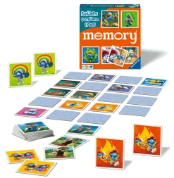 RAVENSBURGER – memory® versione puffi, 64 tessere, gioco da tavolo, 3+ anni><noscript><img width=
