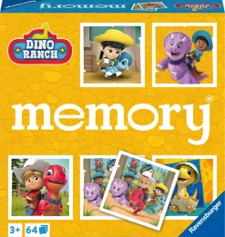 RAVENSBURGER – memory® versione dino ranch, 64 tessere, gioco da tavolo, 3+ anni> Giochi Di Società Per Bambini