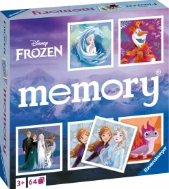 Disney Ravensburger – memory® versione frozen, 64 tessere, gioco da tavolo, 3+ anni> Giochi Di Carte
