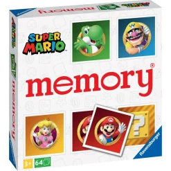 RAVENSBURGER – memory® versione super mario, 64 tessere, gioco da tavolo, 3+ anni> Giochi Di Carte