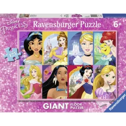 Disney Ravensburger – puzzle 125 pezzi – formato giant – per bambini a partire dai 6 anni – princess – 09789> Puzzle Per Bambini