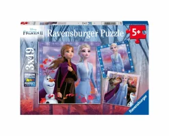 Disney Ravensburger 3 puzzle 49 pezzi – frozen> Puzzle Per Bambini