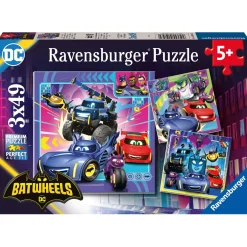 RAVENSBURGER – puzzle batwheels – collezione 3x49 – 3 puzzle da 49 pezzi – età raccomandata 5+ anni> Puzzle Per Bambini