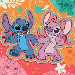 Disney Ravensburger – puzzle stitch – collezione 3x49 – 3 puzzle da 49 pezzi – età raccomandata 5+ anni><noscript><img width=