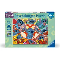 RAVENSBURGER – puzzle disney stitch – 100 pezzi xxl – età raccomandata 6+ anni> Puzzle Per Bambini