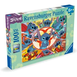 RAVENSBURGER – puzzle disney stitch – 100 pezzi xxl – età raccomandata 6+ anni> Puzzle Per Bambini