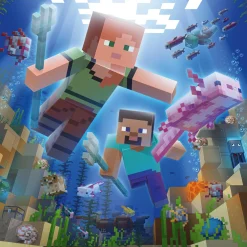 MINECRAFT Ravensburger – puzzle , collezione 3x49, 3 puzzle da 49 pezzi, età raccomandata 5+ anni><noscript><img width=