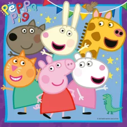 PEPPA PIG Ravensburger – puzzle , collezione 3×49, 3 puzzle da 49 pezzi, età raccomandata 5+ anni><noscript><img width=