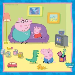 PEPPA PIG Ravensburger – puzzle , collezione 3×49, 3 puzzle da 49 pezzi, età raccomandata 5+ anni><noscript><img width=