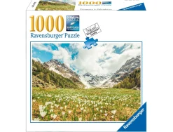 RAVENSBURGER – puzzle primavera in valmalenco, collezione meraviglie italiane, 1000 pezzi, puzzle adulti> Puzzle 1000 Pezzi