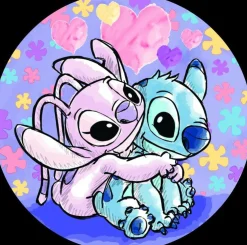 Disney Ravensburger – puzzle rotondo stitch, round puzzle 500 pezzi, puzzle adulti> Puzzle Per Adulti|Puzzle 500 Pezzi