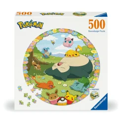 RAVENSBURGER – puzzle rotondo pokémon, round puzzle 500 pezzi, puzzle adulti> Puzzle Per Adulti|Puzzle 500 Pezzi