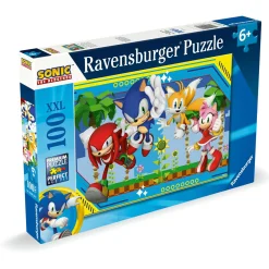RAVENSBURGER – puzzle sonic – 100 pezzi xxl – età raccomandata 6+ anni> Puzzle Per Bambini