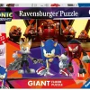 RAVENSBURGER – puzzle sonic, collezione 125 giant pavimento, 125 pezzi, età raccomandata 6+ anni> Puzzle Per Bambini