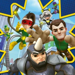 RAVENSBURGER – puzzle spidey, collezione 3x49, 3 puzzle da 49 pezzi, età raccomandata 5+ anni><noscript><img width=