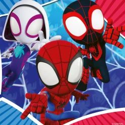 RAVENSBURGER – puzzle spidey, collezione 3x49, 3 puzzle da 49 pezzi, età raccomandata 5+ anni><noscript><img width=