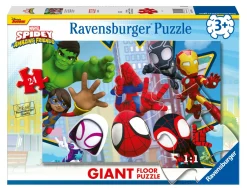 RAVENSBURGER – puzzle spidey, collezione 24 giant pavimento, 24 pezzi, età raccomandata 3+ anni> Puzzle Per Bambini