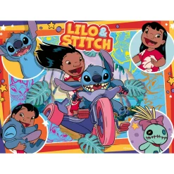 Disney Ravensburger – puzzle stitch, collezione bumper pack 4×100, 4 puzzle da 100 pezzi, età raccomandata 5+ anni> Puzzle Per Bambini