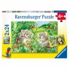 RAVENSBURGER – puzzle 2x24 pezzi – dolci koala e panda> Puzzle Per Bambini