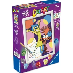 Disney Ravensburger creart – inside out – attività artistica per bambini 7+ anni> Kit Artistici E Pittura